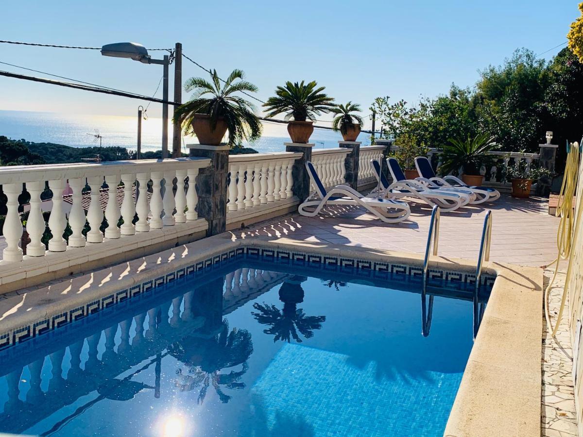 Mediterranean Villa Investingspain Sea View And Pool Lloret de Mar Exterior photo